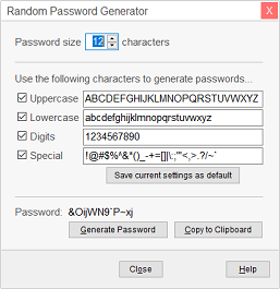 Random Password Generator