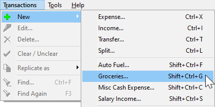 Transaction Templates